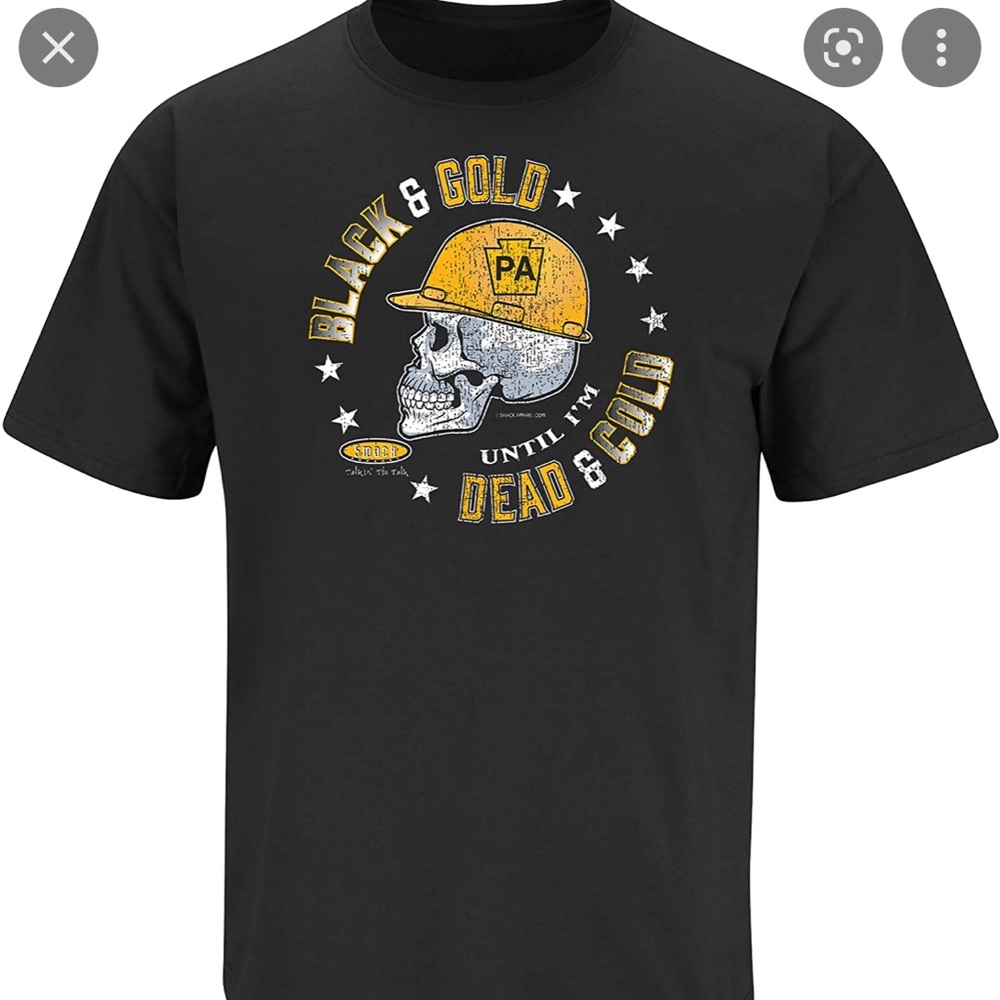 Mens Black Steelers Shirt